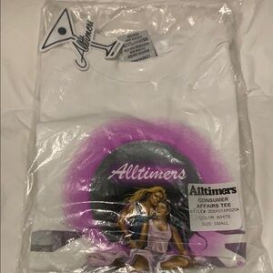 Alltimers Consumer Affairs White Graphic Tee